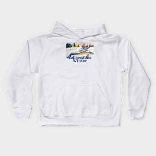 Yellowstone Winter Kids Hoodie